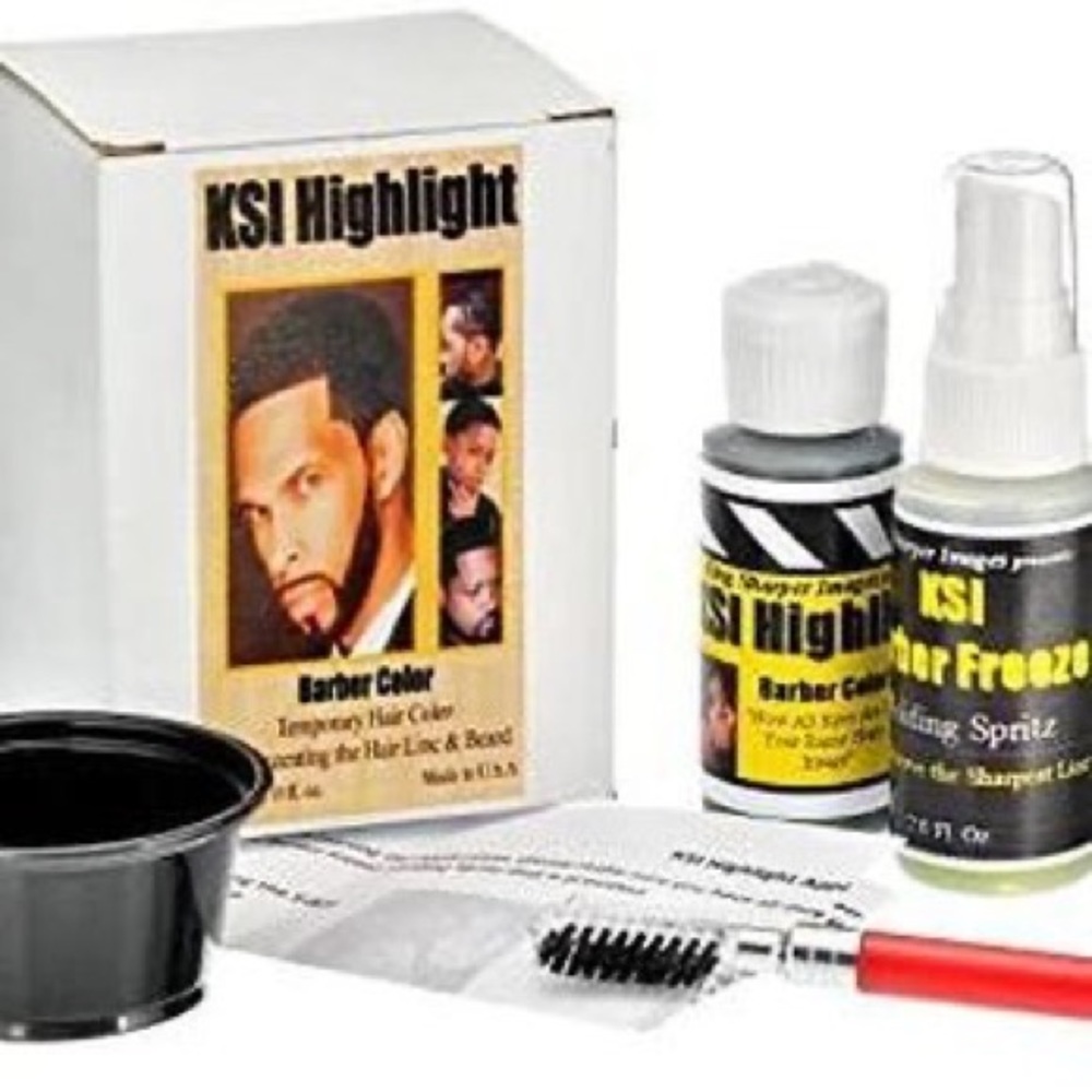 The KSI 3 Pack Beard Dye is a Hairline Enhancement for sharper hair lines